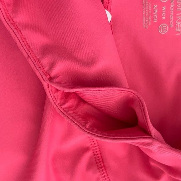 Calvin Klein High-Waist Bike Shorts Pink Size Small - Picture 7 of 12